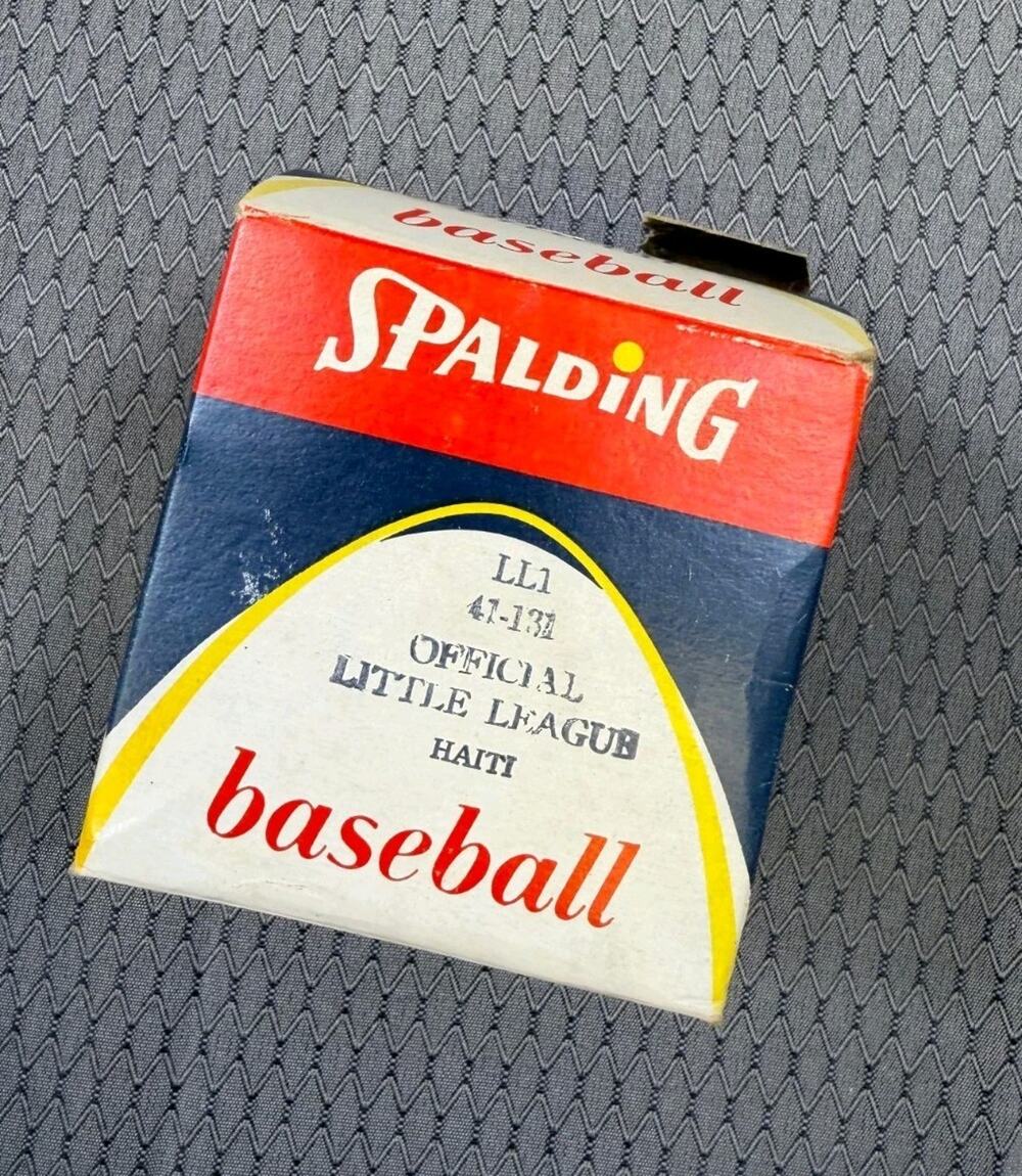 Vintage Spalding Little League Baseball No. LL1 41-131 in Box